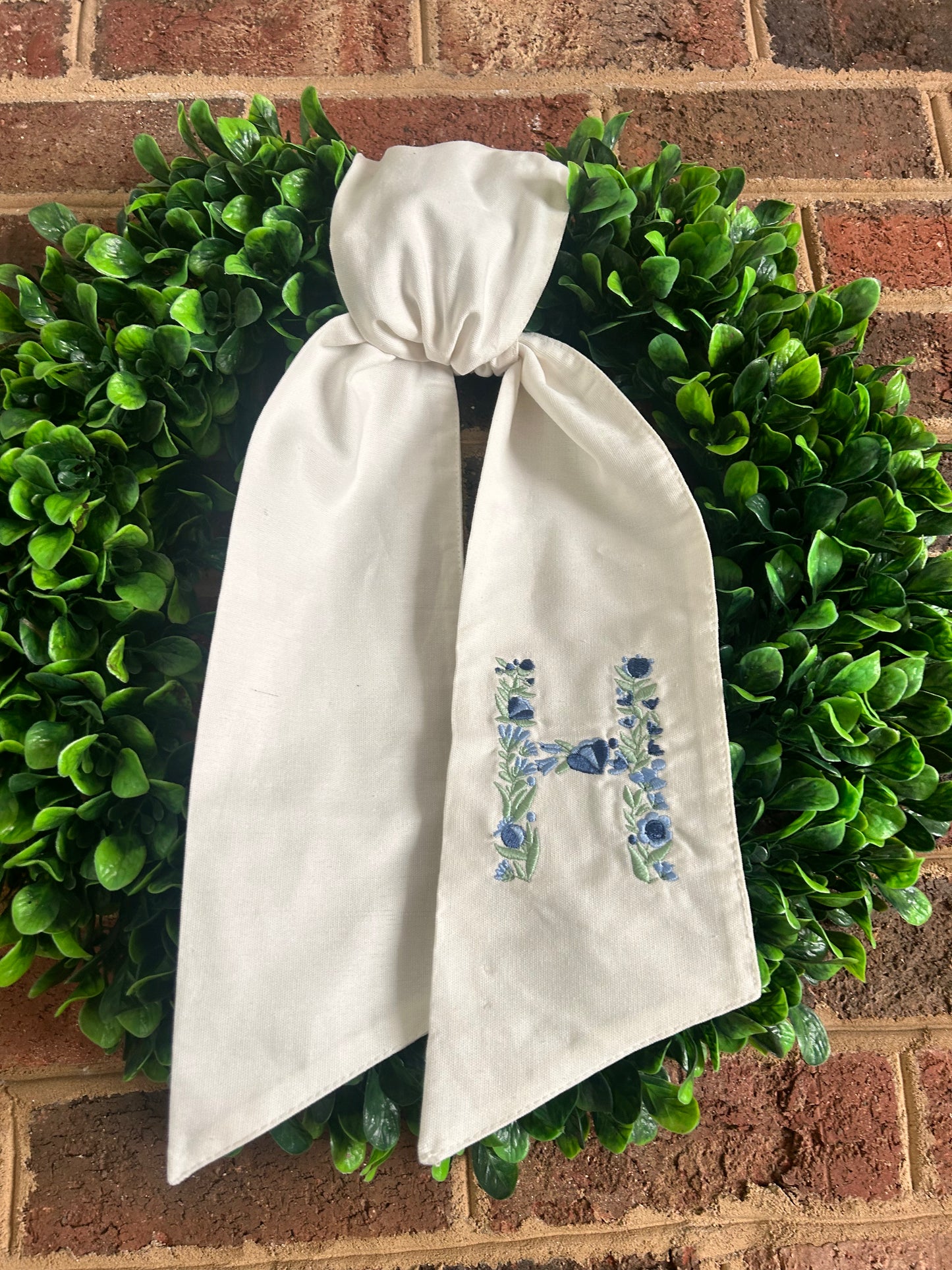 Floral Wreath Sash