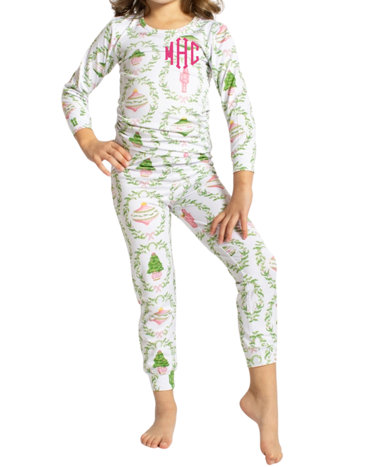 Toddler Girls Personalized Nutcracker Pajama Set