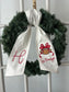 Fall Wreath Sash- Two Side embroidery