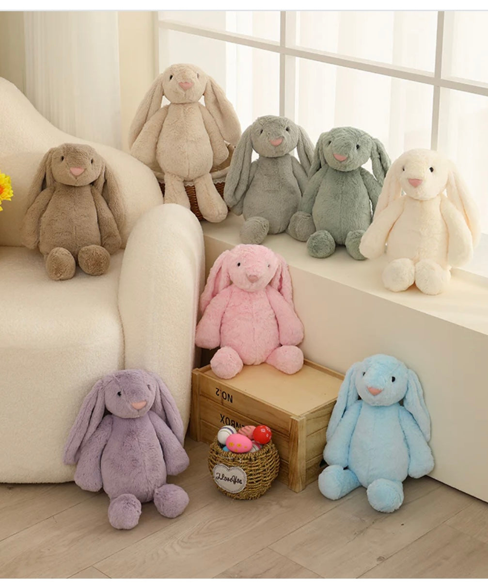 16 Inch Custom Embroidered Bunny