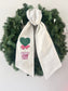 Valentine Wreath Sash- Two Side Embroidery