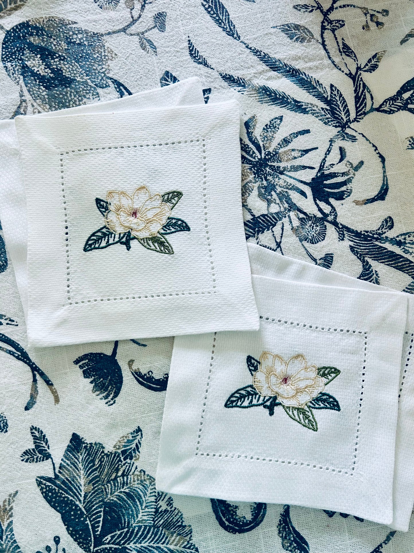 Magnolia Cocktail Napkins