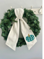 Fall Wreath Sash- Two Side embroidery